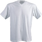 Pánské bílé tričko V-výstřih s krátkým rukávem zn.Stedman
