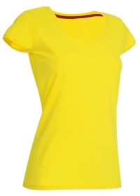 Dámské barevné tričko V-výstřih s krátkým rukávem zn.Stedman